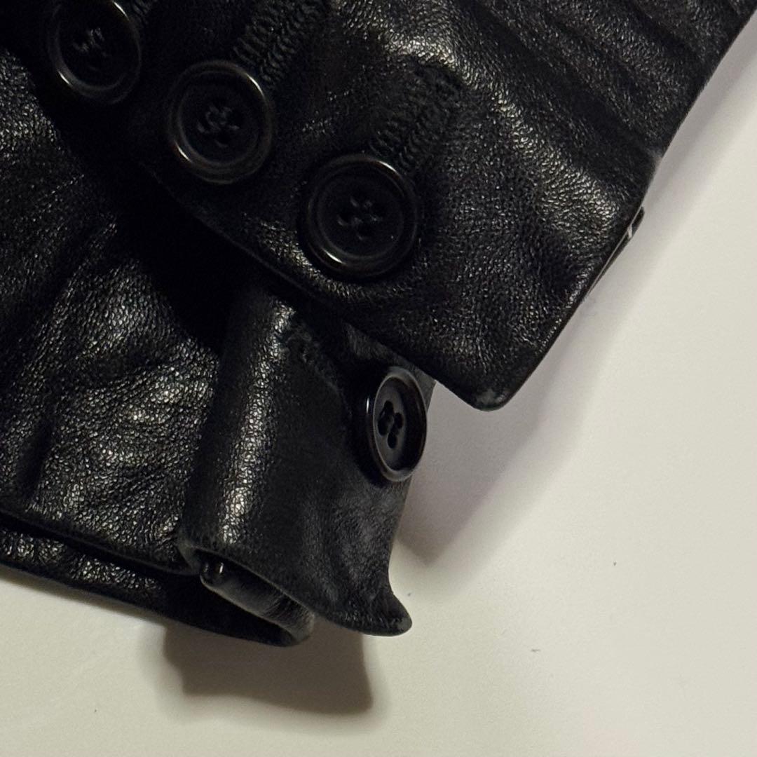 【美品】本人期 Helmut Lang レザー テーラード ジャケット