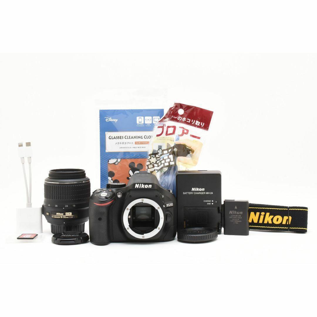 ❤️スマホ転送OK❤️Nikon D5200❤️フルHD対応一眼レフ❤️