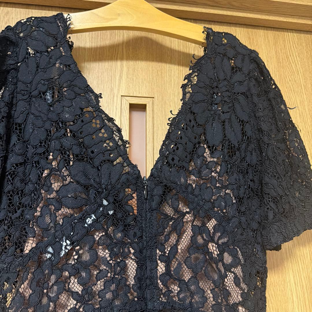 セルフポートレート　ワンピース　ドレス　レース　ラインストーン　Mサイズ　美品。