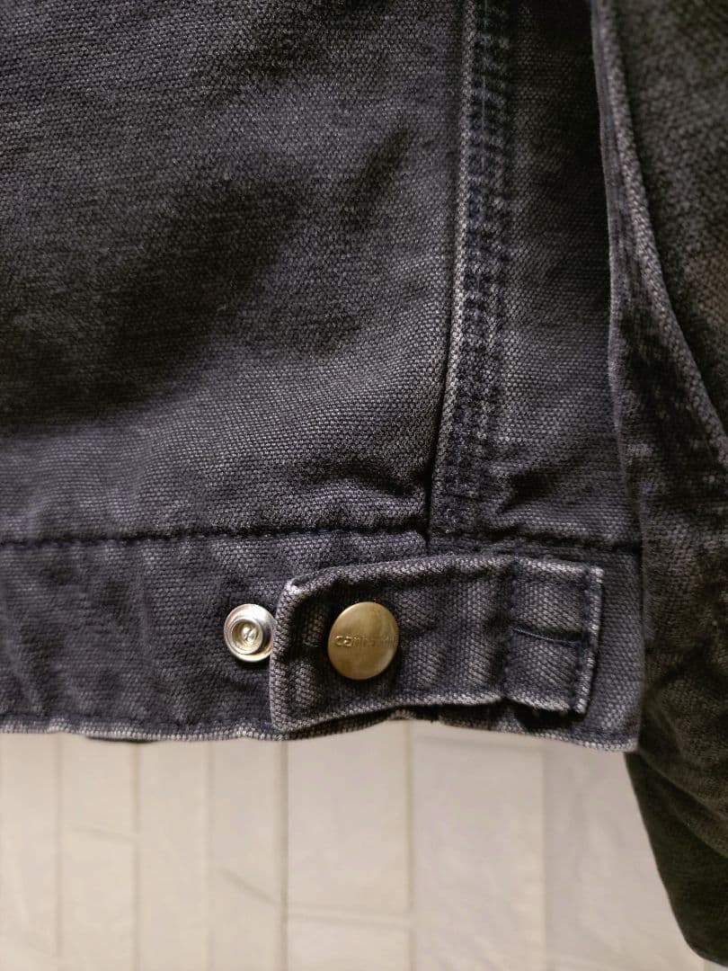 激レア80sUSA製カーハートデトロイトジャケット黒MジョニーデップJ430NX