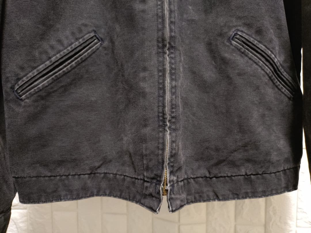 激レア80sUSA製カーハートデトロイトジャケット黒MジョニーデップJ430NX