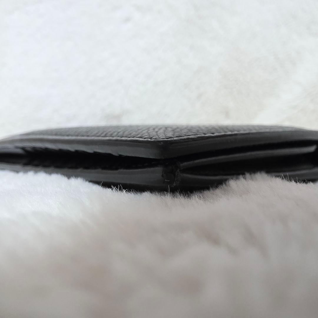 CELINE　ブラック　黒　レザーエンボス　長財布