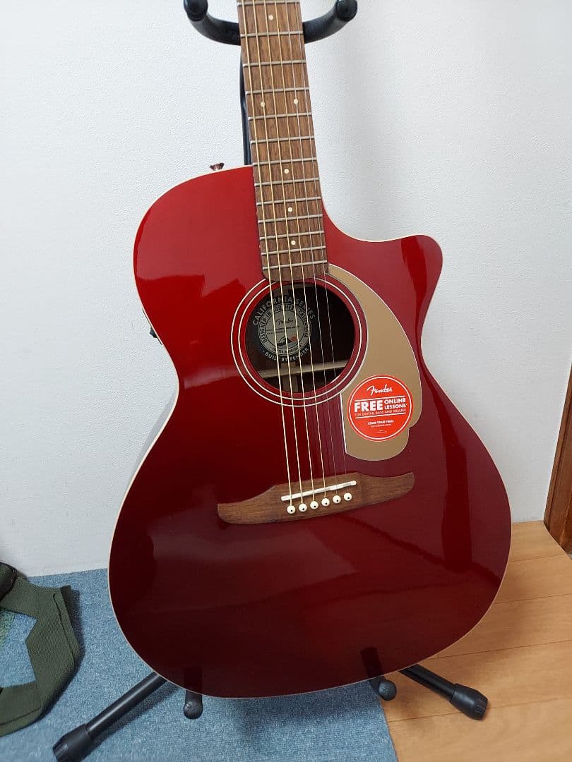 新品同様　フェンダー　エレアコ　専用ソフトケース付き　極上コンディション