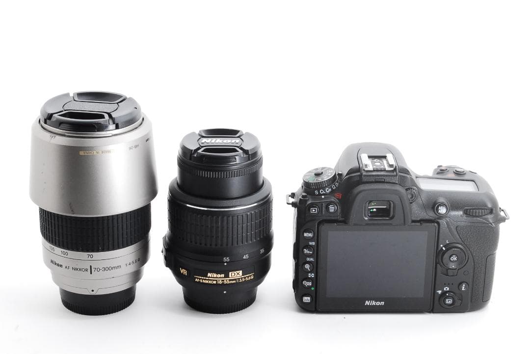 【実用向け高性能】Nikon D7500 標準＋望遠ズームセット Wi-Fi対応