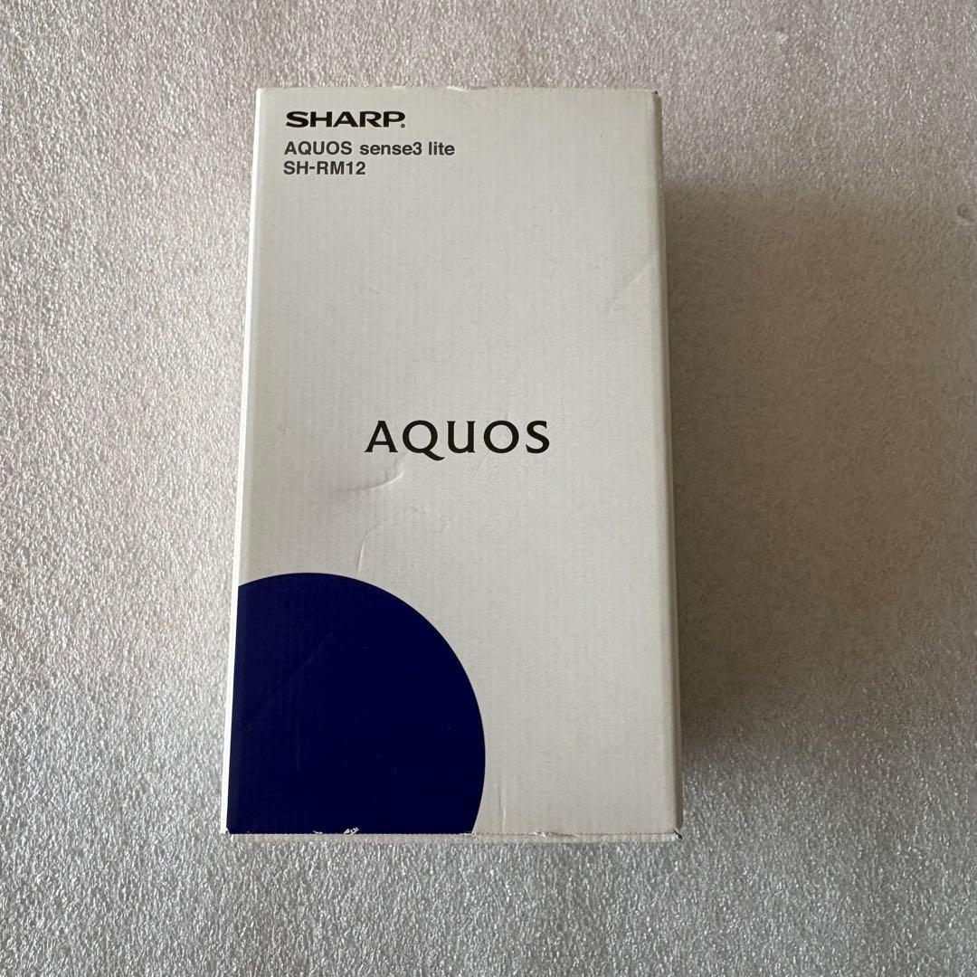 AQUOS sense3 lite SH-RM12 SIMフリー美品 初期化済み