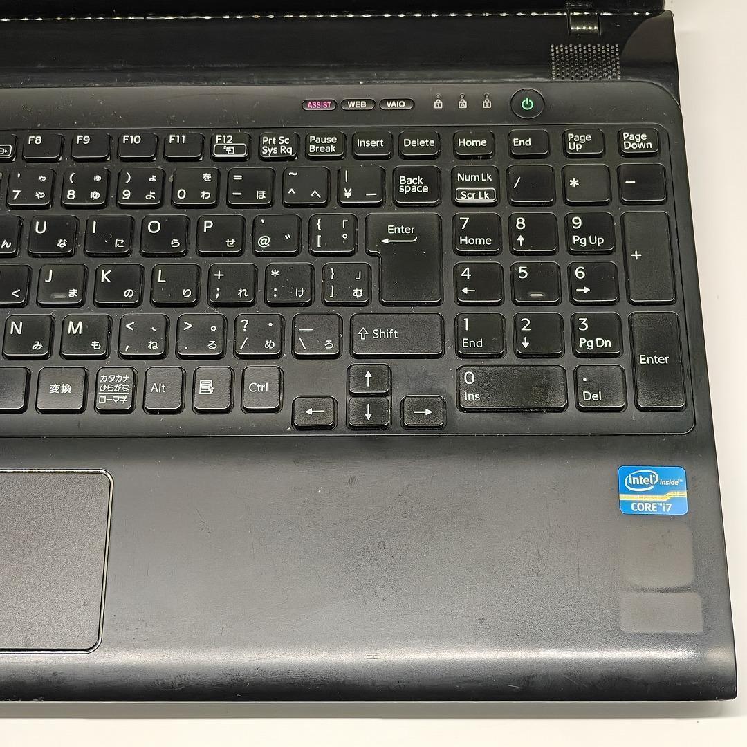 【VAIO】SVE 高速i7 新品SSD512GB 16GB ブラックノートPC