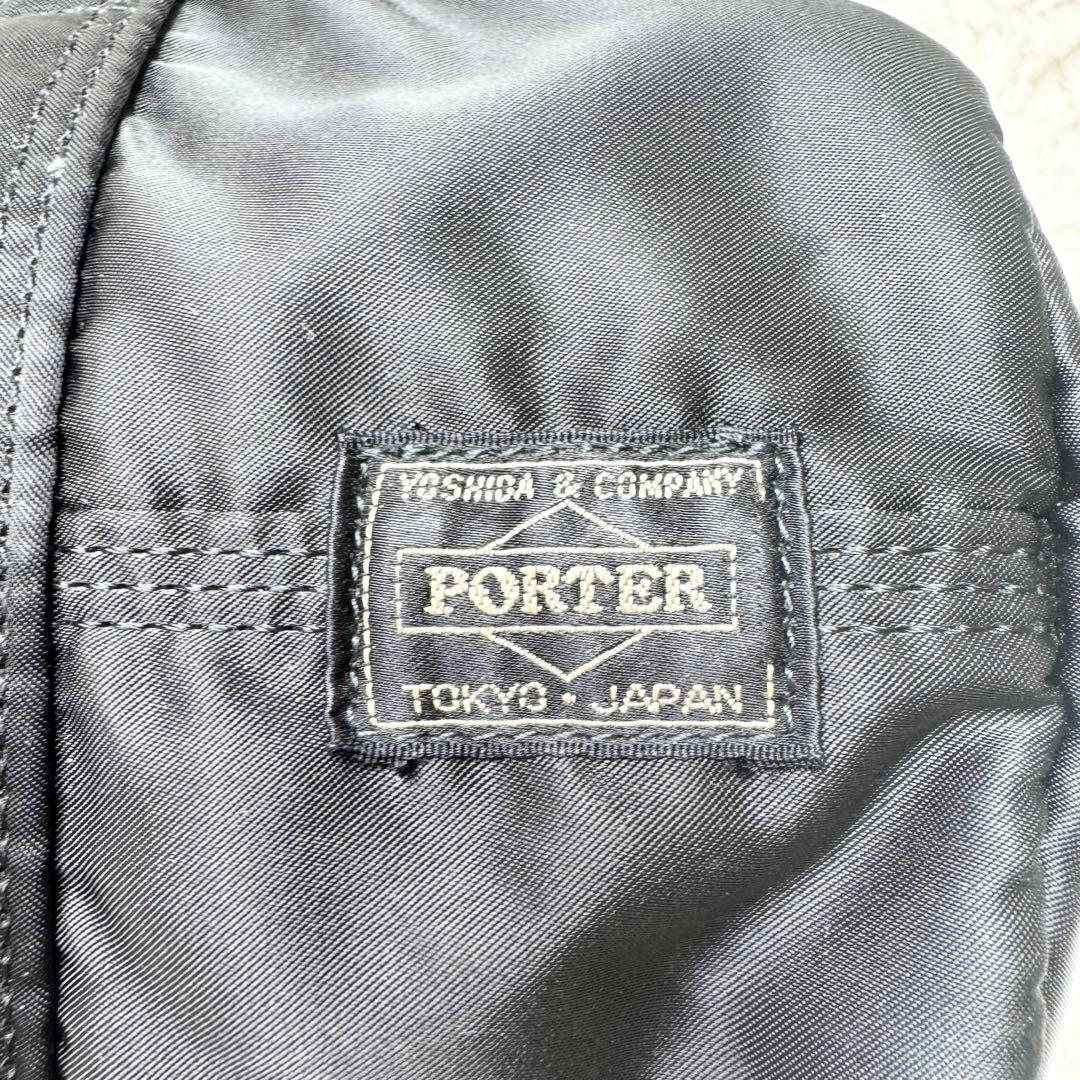 【訳あり人生】PORTER タンカー ミニボストンバッグ ブラック