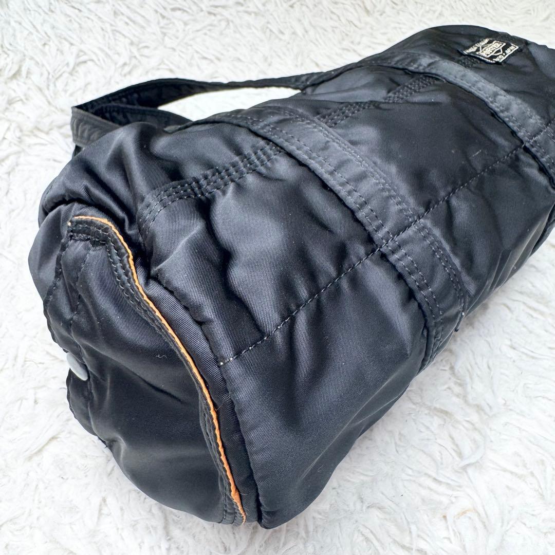 【訳あり人生】PORTER タンカー ミニボストンバッグ ブラック
