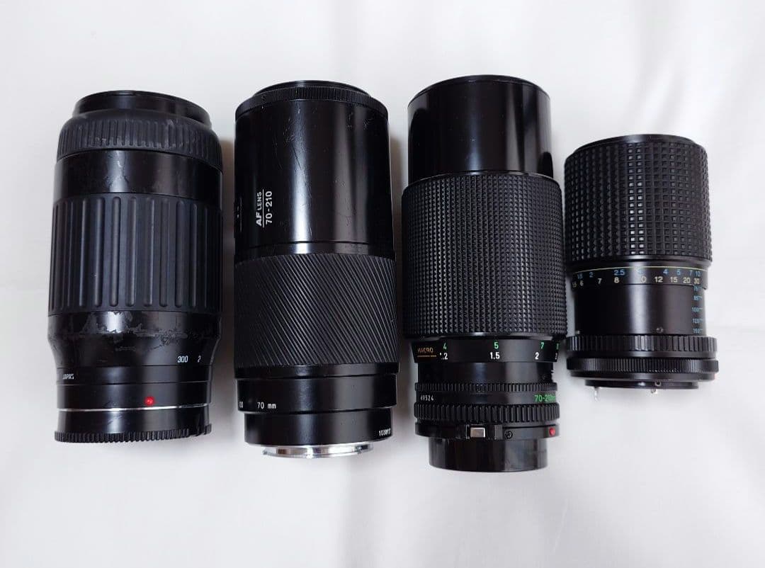 Minolta　CANON　Tokina　TAMRON カメラレンズ4個セット