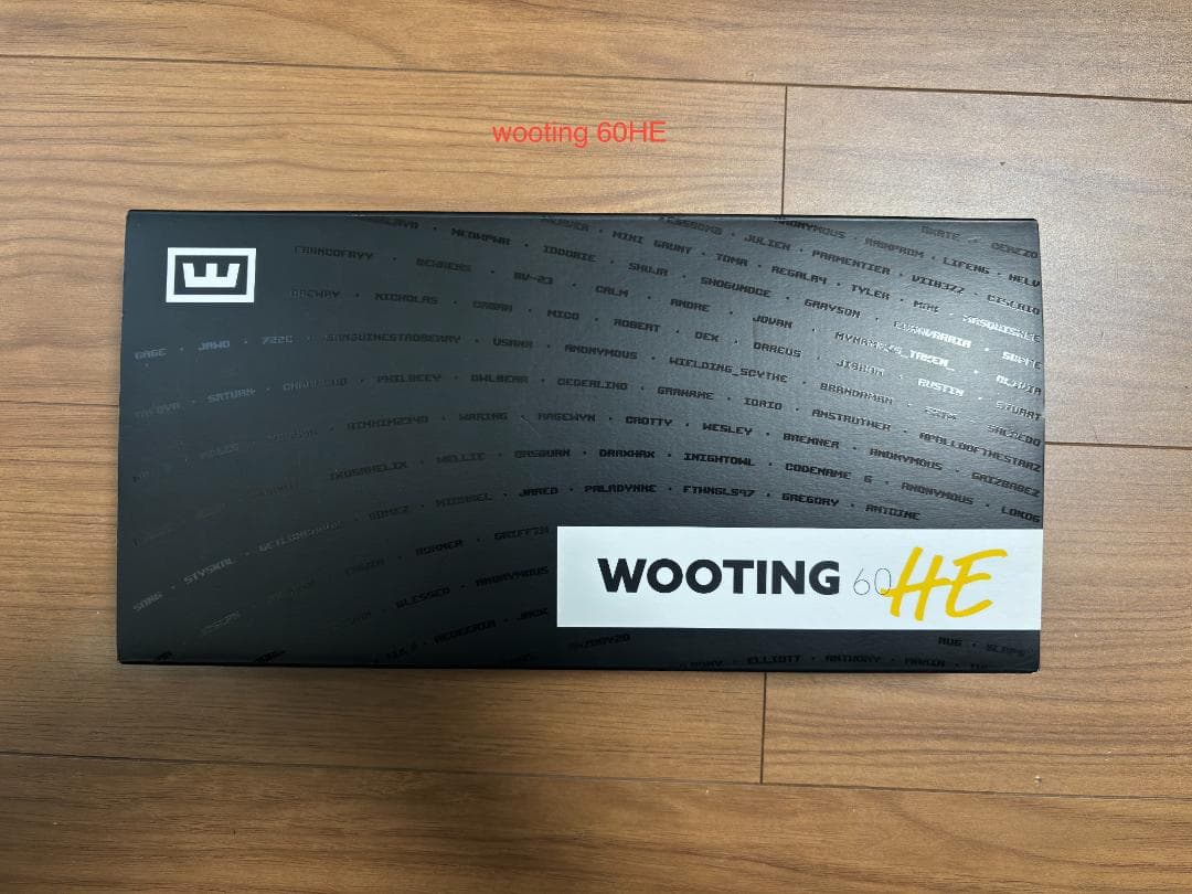 【レントゲンBOT】Wooting 60HE キーボード本体　US配列