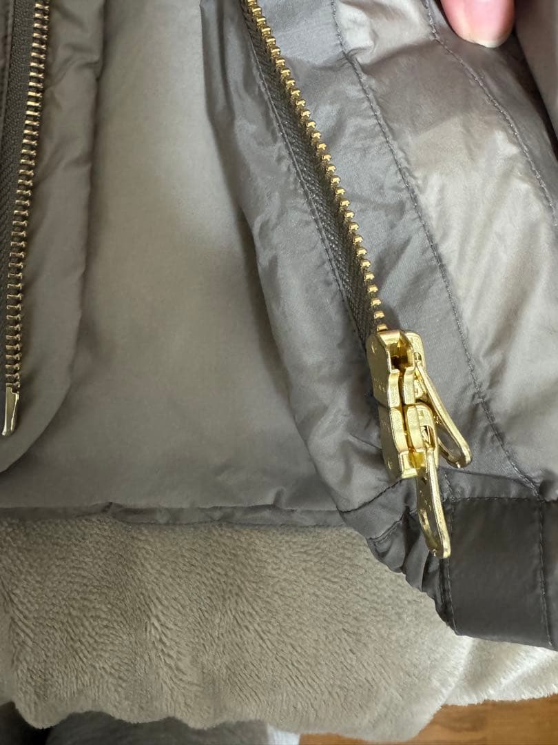 DEUXIEME CLASSE ナイロンダウンジャケット グレージュモカ