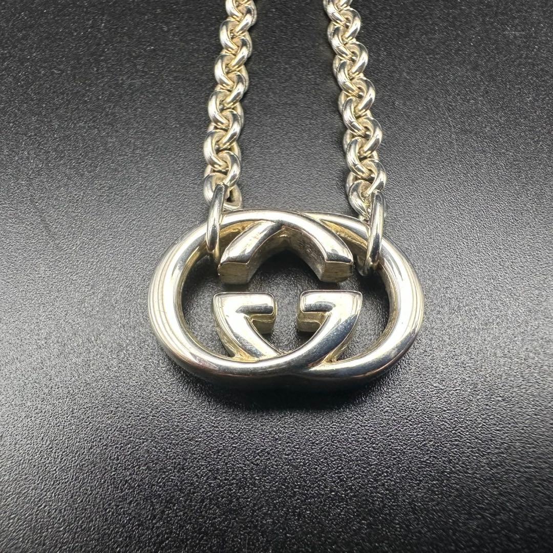 極美品✨　GUCCI　ネックレス　インターロッキング　ロゴ　刻印　1470