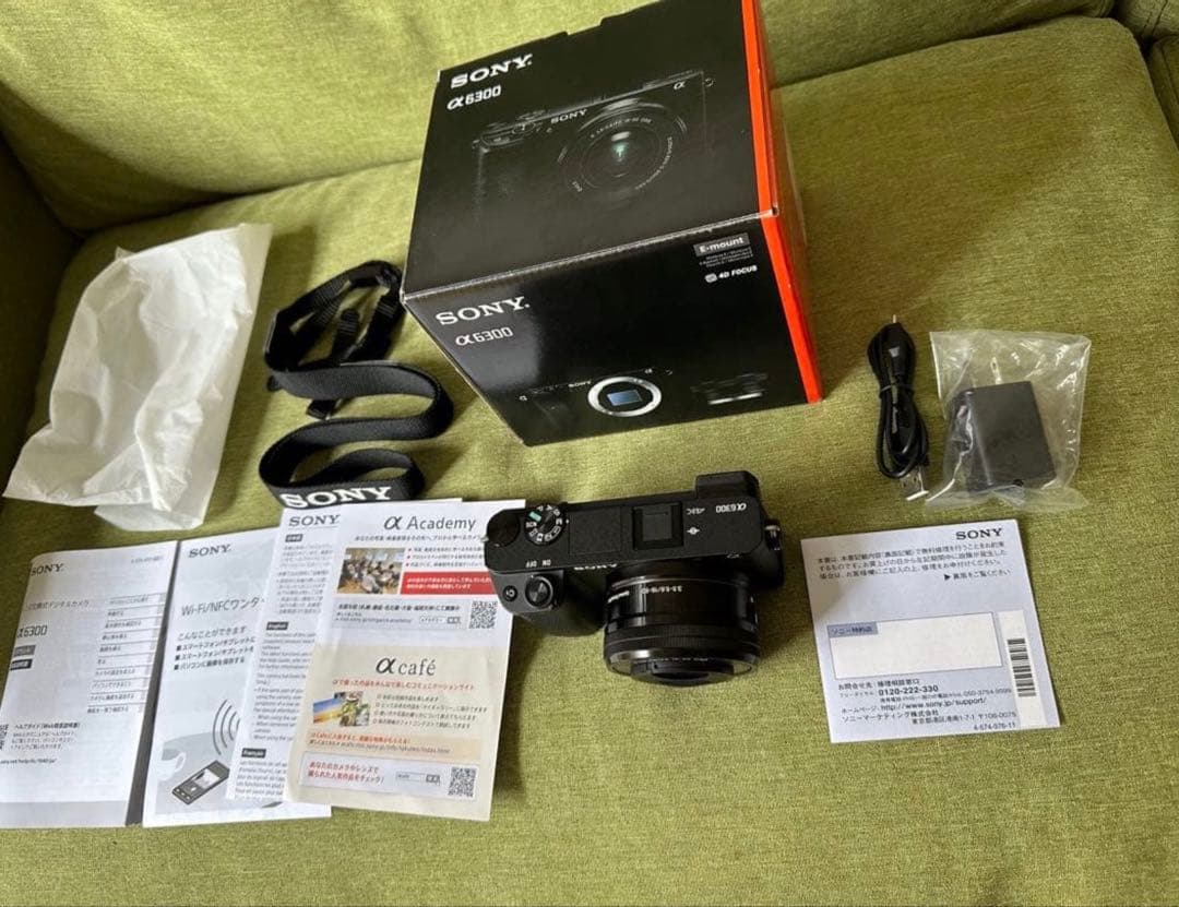 ソニー α SONY ILCE−6300 パワーズームレンズキット本体と付属品
