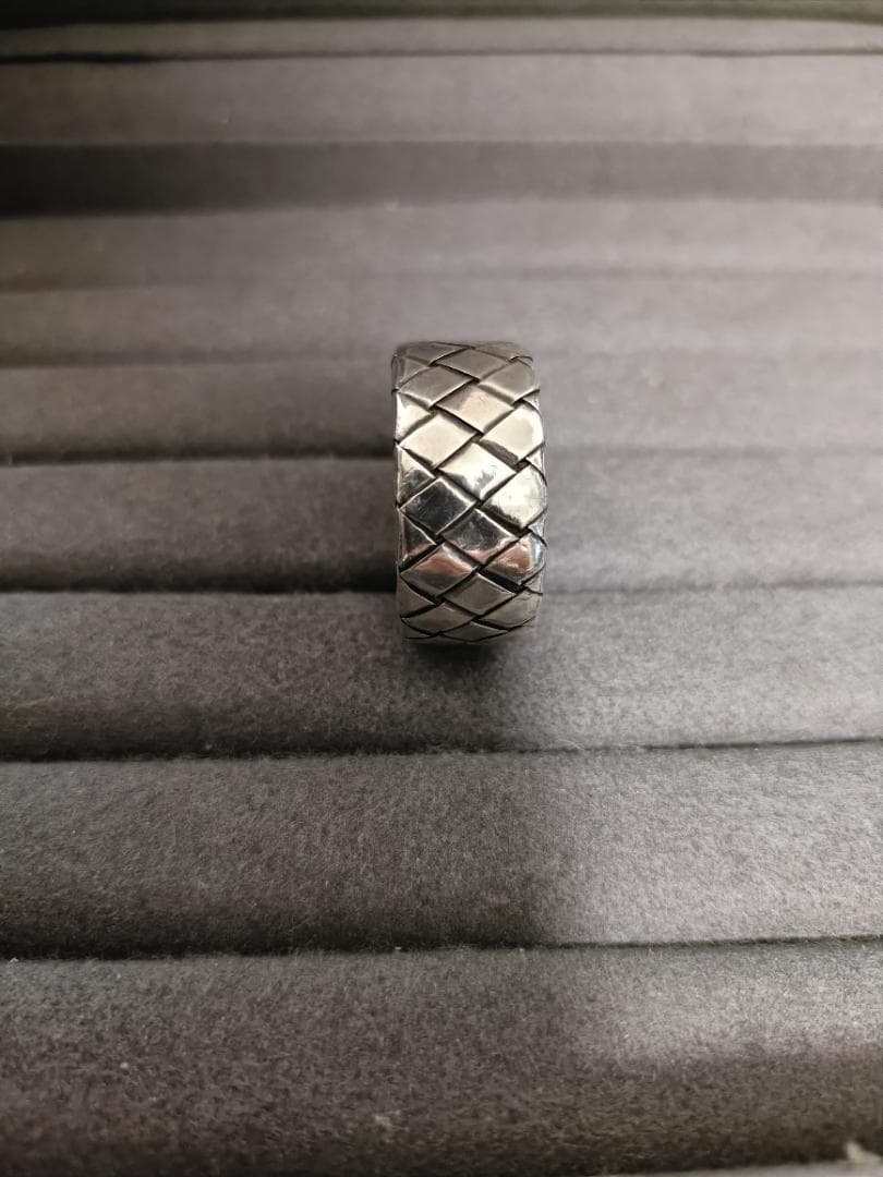 Bottega Venetaボッテガヴェネタ イントレチャート リング 約24号