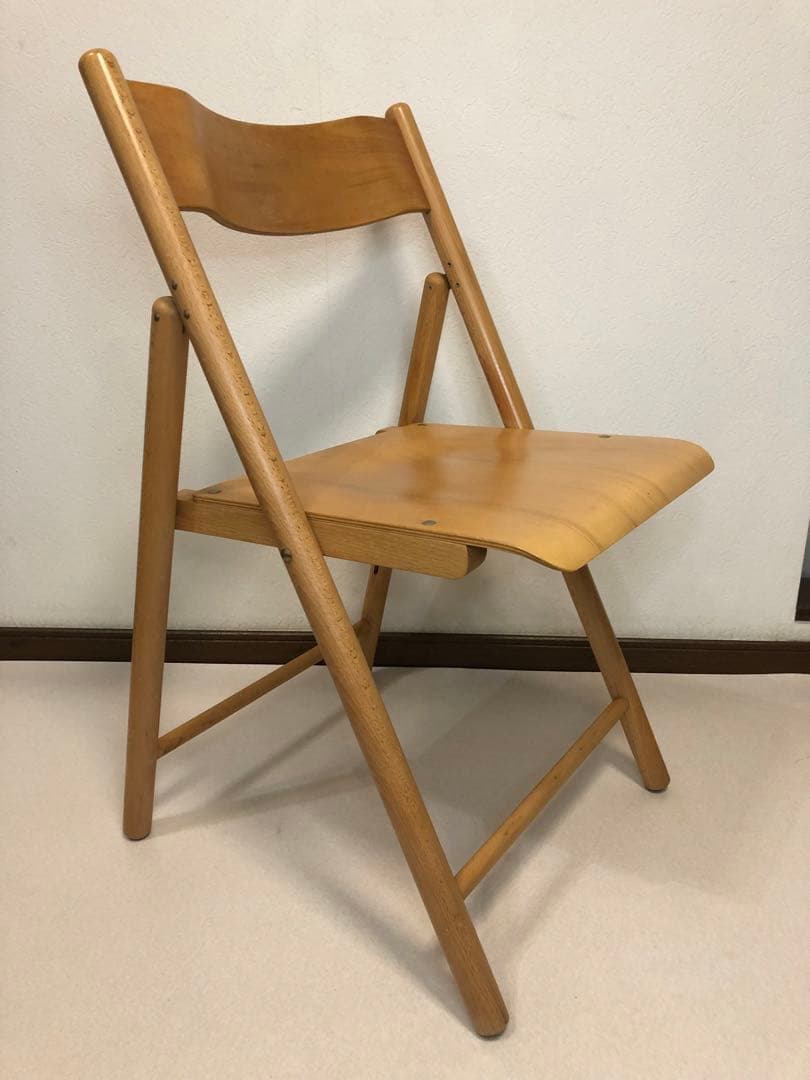 希少 廃盤 良品計画 無印良品 ブナ材 折りたたみ 椅子 フォールディングチェア