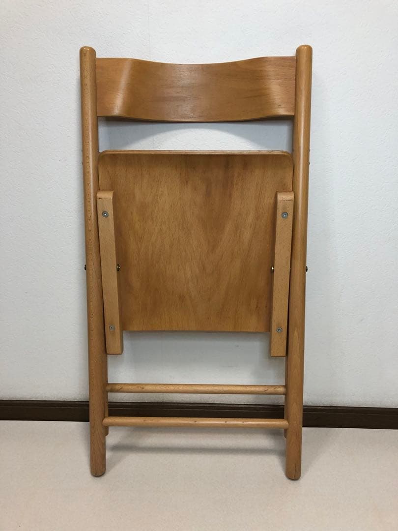 希少 廃盤 良品計画 無印良品 ブナ材 折りたたみ 椅子 フォールディングチェア