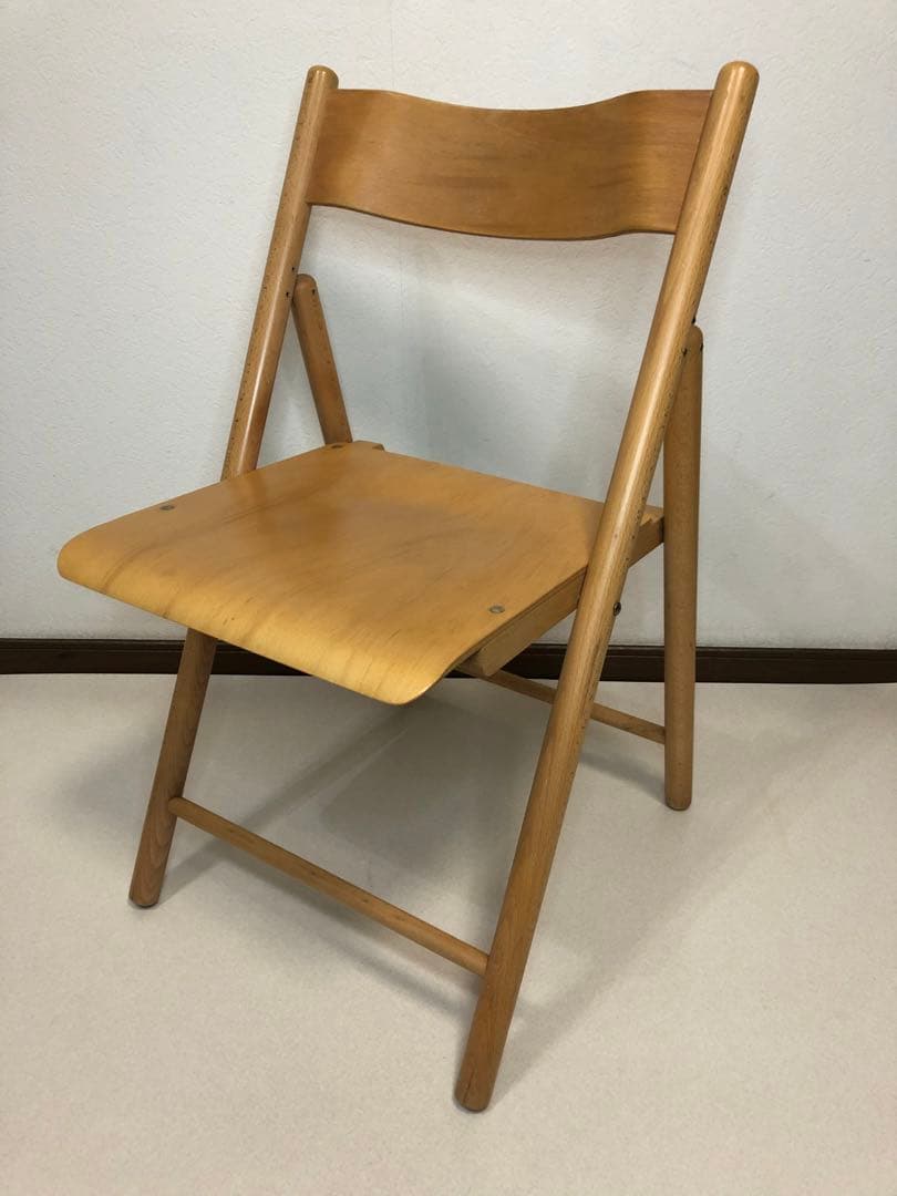 希少 廃盤 良品計画 無印良品 ブナ材 折りたたみ 椅子 フォールディングチェア