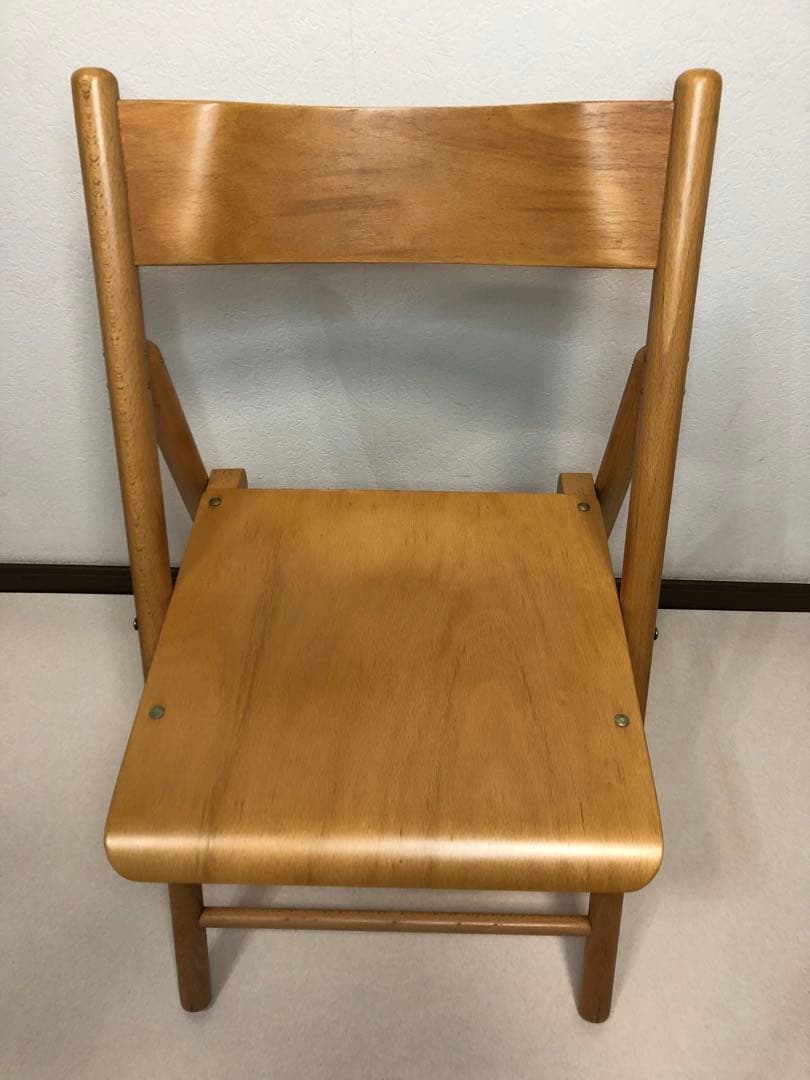 希少 廃盤 良品計画 無印良品 ブナ材 折りたたみ 椅子 フォールディングチェア