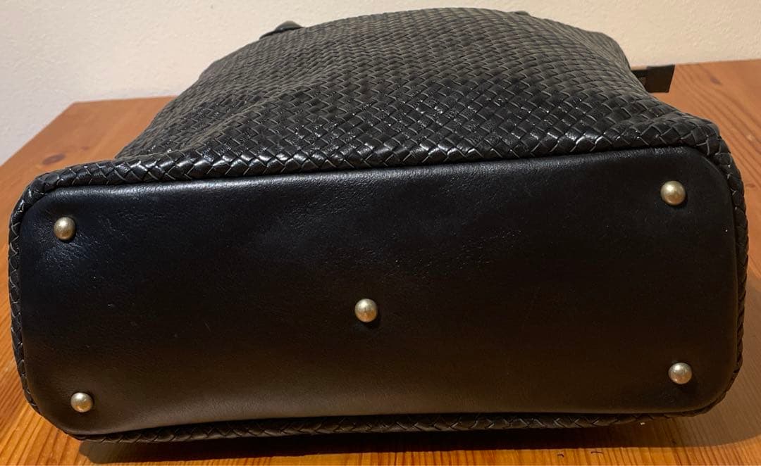 本革ゴート✖︎カーフレザー イントレチャートトート