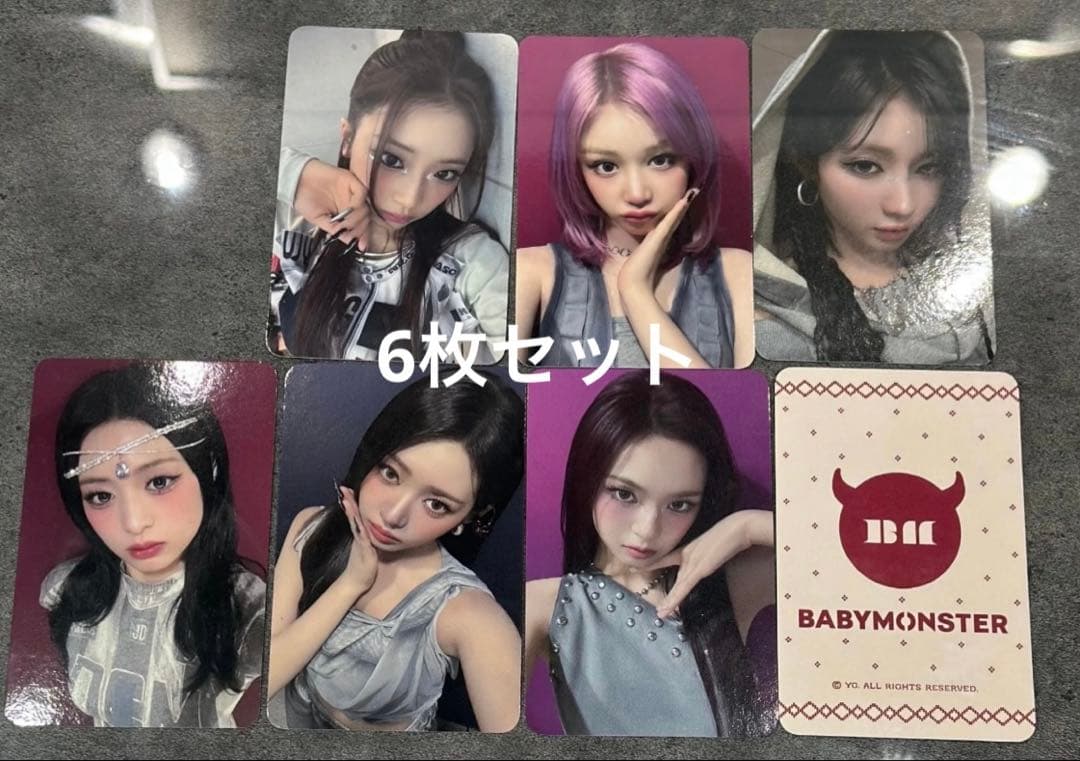 BABYMONSTER 2nd thesame ラキドロトレカ 6枚セットB