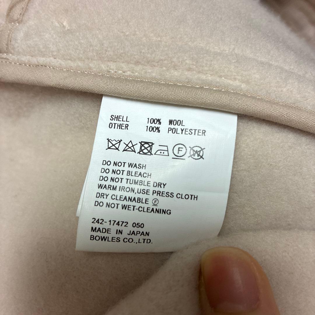 HYKE DOUBLE FACE DUFFEL JACKET ショートダッフル