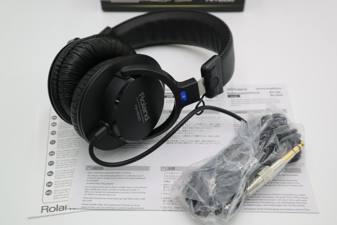 Roland ローランド ステレオモニターヘッドホン RH-200 ブラック