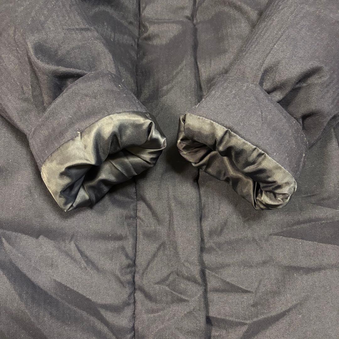 セオリーリュクス ボリュームネック　ロング　ダウンコート ネイビー　40