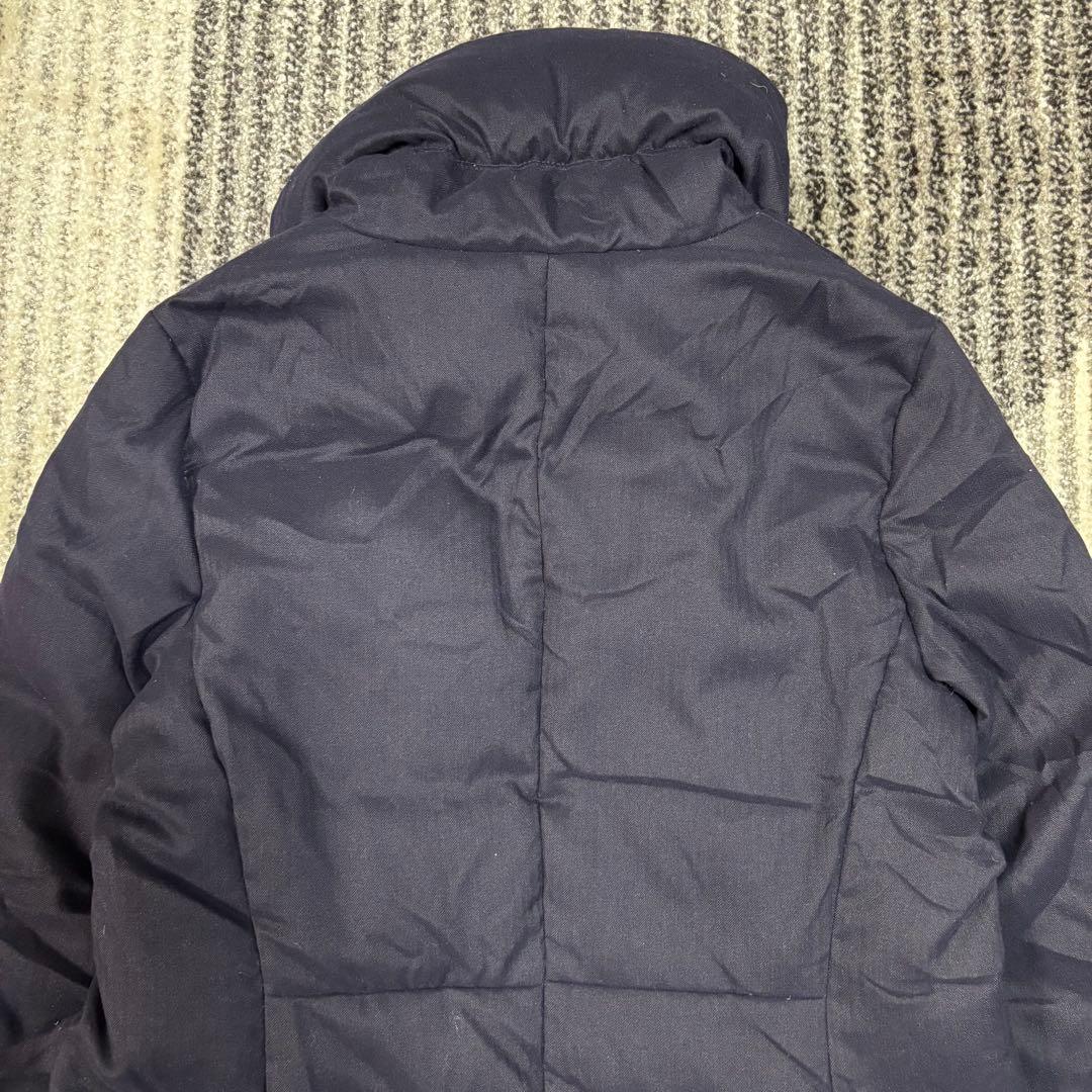 セオリーリュクス ボリュームネック　ロング　ダウンコート ネイビー　40