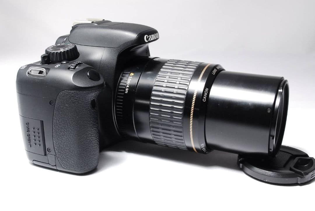 ♥シャッター数極少♥キャノン Kiss X4 一眼レフ Wレンズ 望遠レンズ付