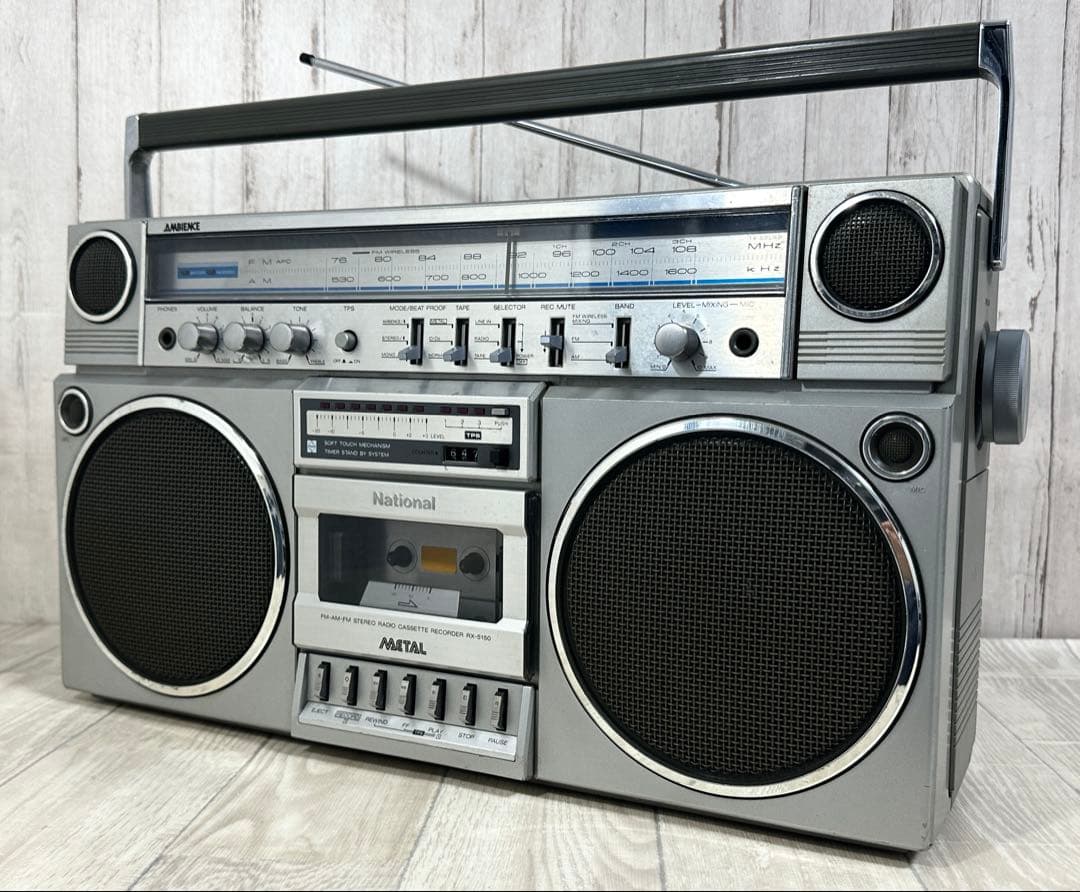 動作品| National AmbienceRX-5150 ラジカセ FM/AM