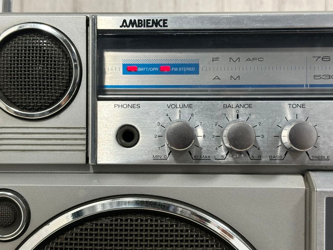 動作品| National AmbienceRX-5150 ラジカセ FM/AM