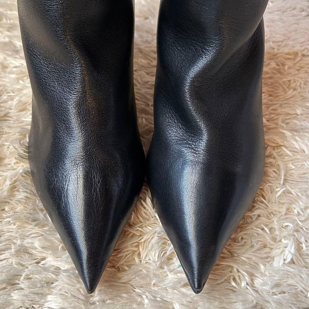 未使用Whim Gazette Hoaw. ニーハイブーツ　ブラック 24cm