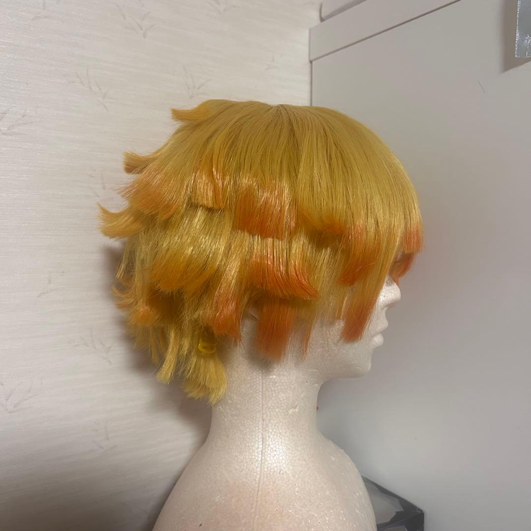 鬼滅の刃 我妻善逸 コスプレ 衣装 ウィッグ