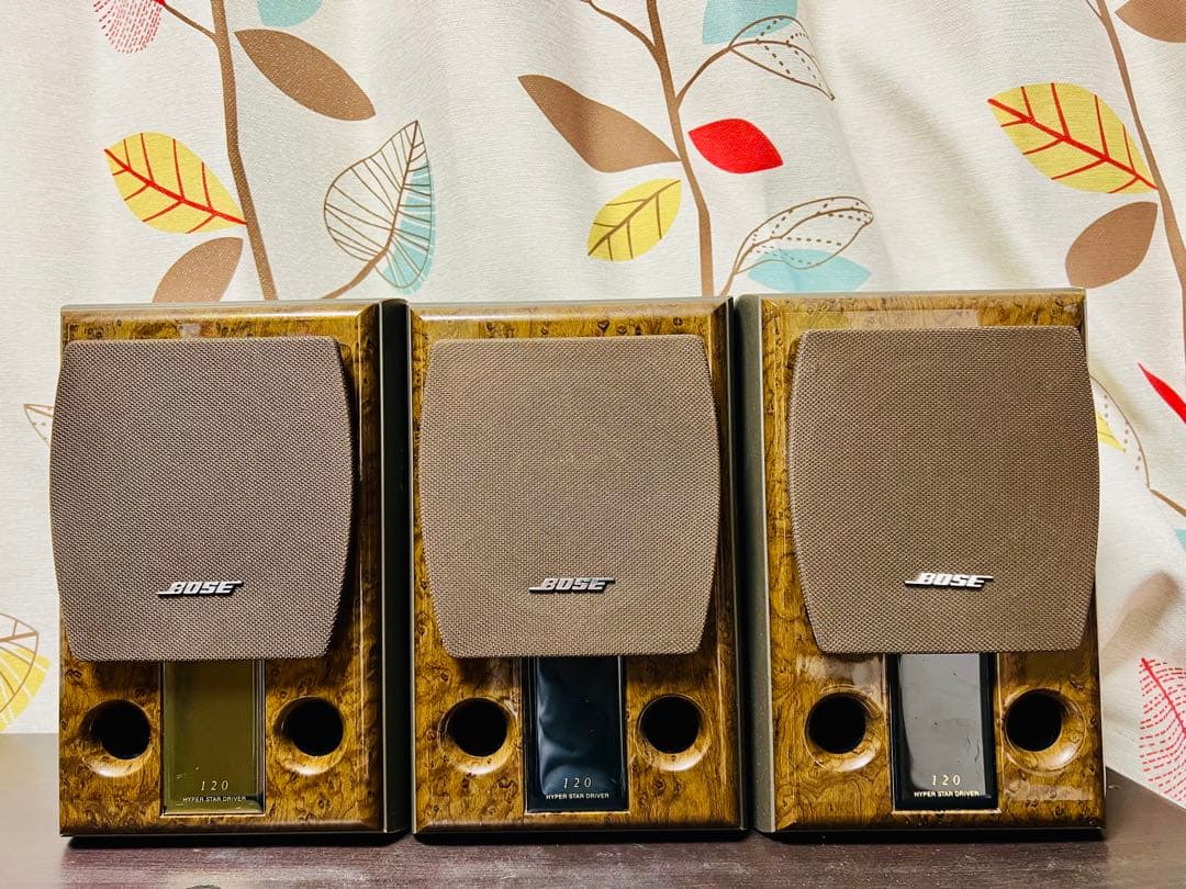 美品　BOSE ボーズ120　121 スピーカーペア　セット　連番　おまけ付き