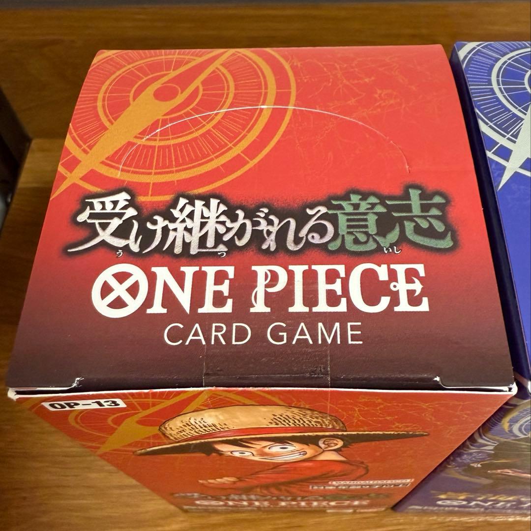 【OP-13】受け継がれる意志 【OP-14】蒼海の七傑 計2BOX テープ付き