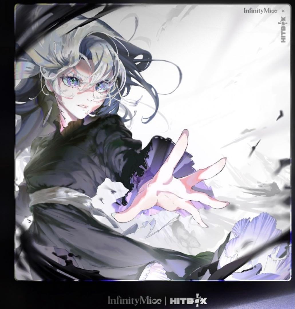 InfinityMice ガラスマウスパッド Wisteria