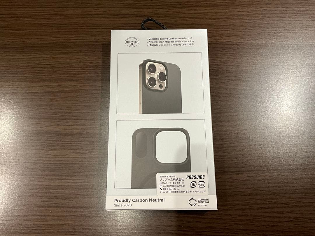 新品 Magnetic Leather Back iPhone 16 Pro