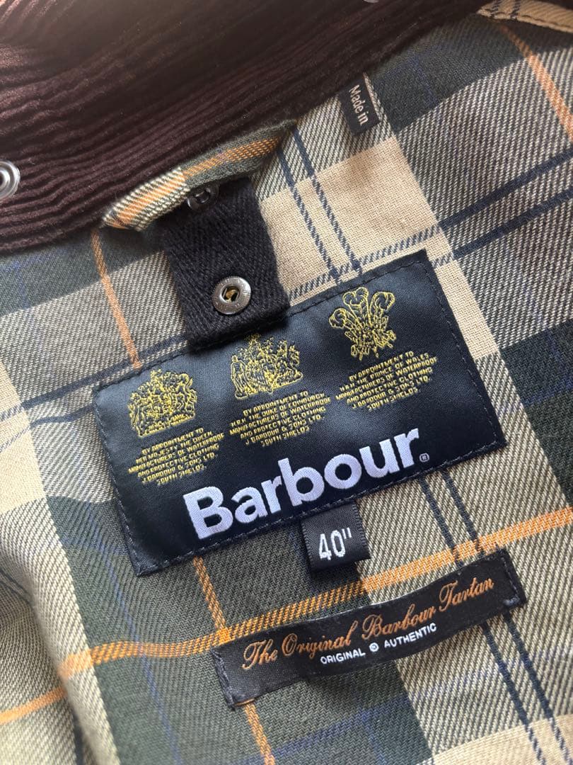 Barbour ダークグリーン ジャケット 40\"