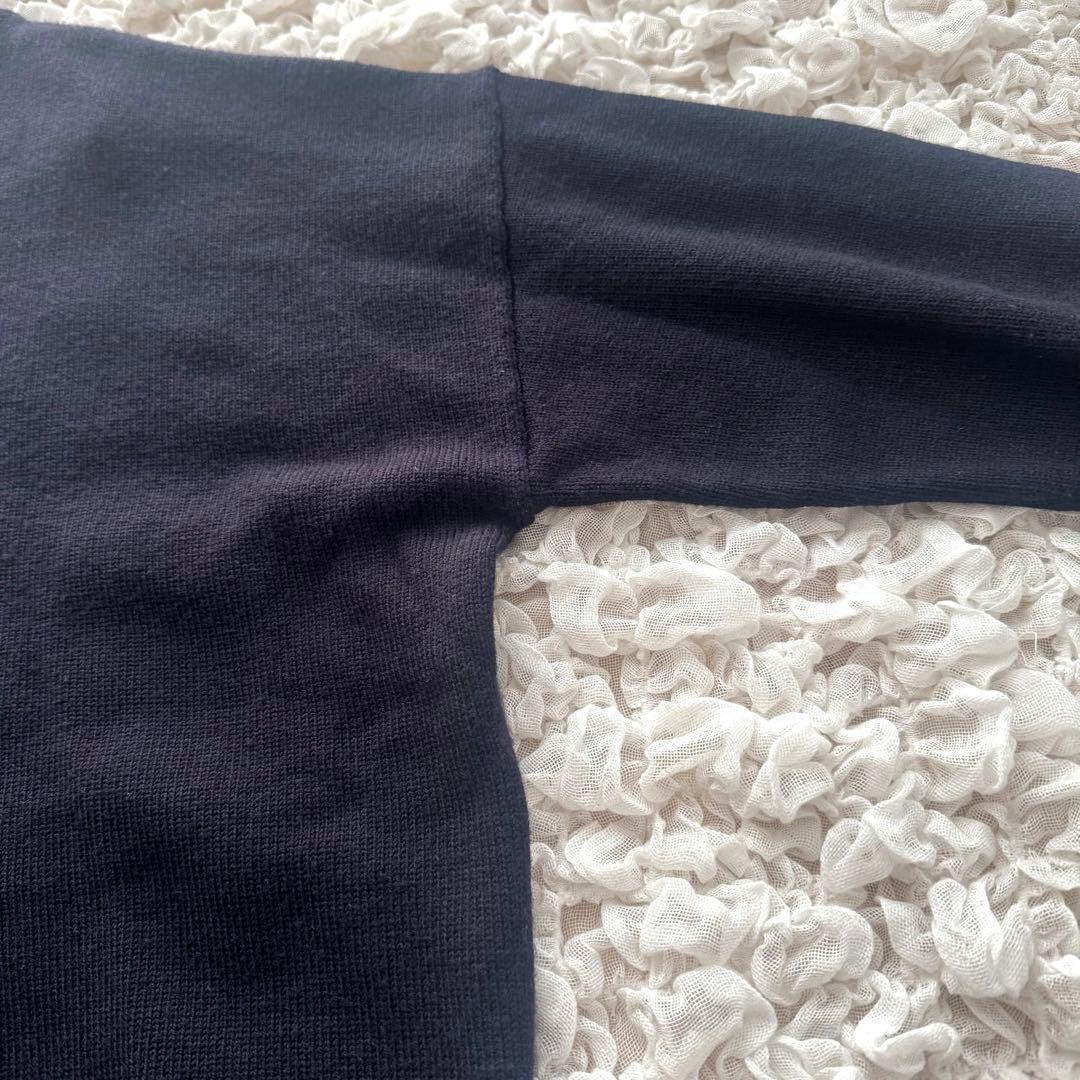 ドゥーズィエムクラス EVERYDAY I LIKE クルーネックニット 紺