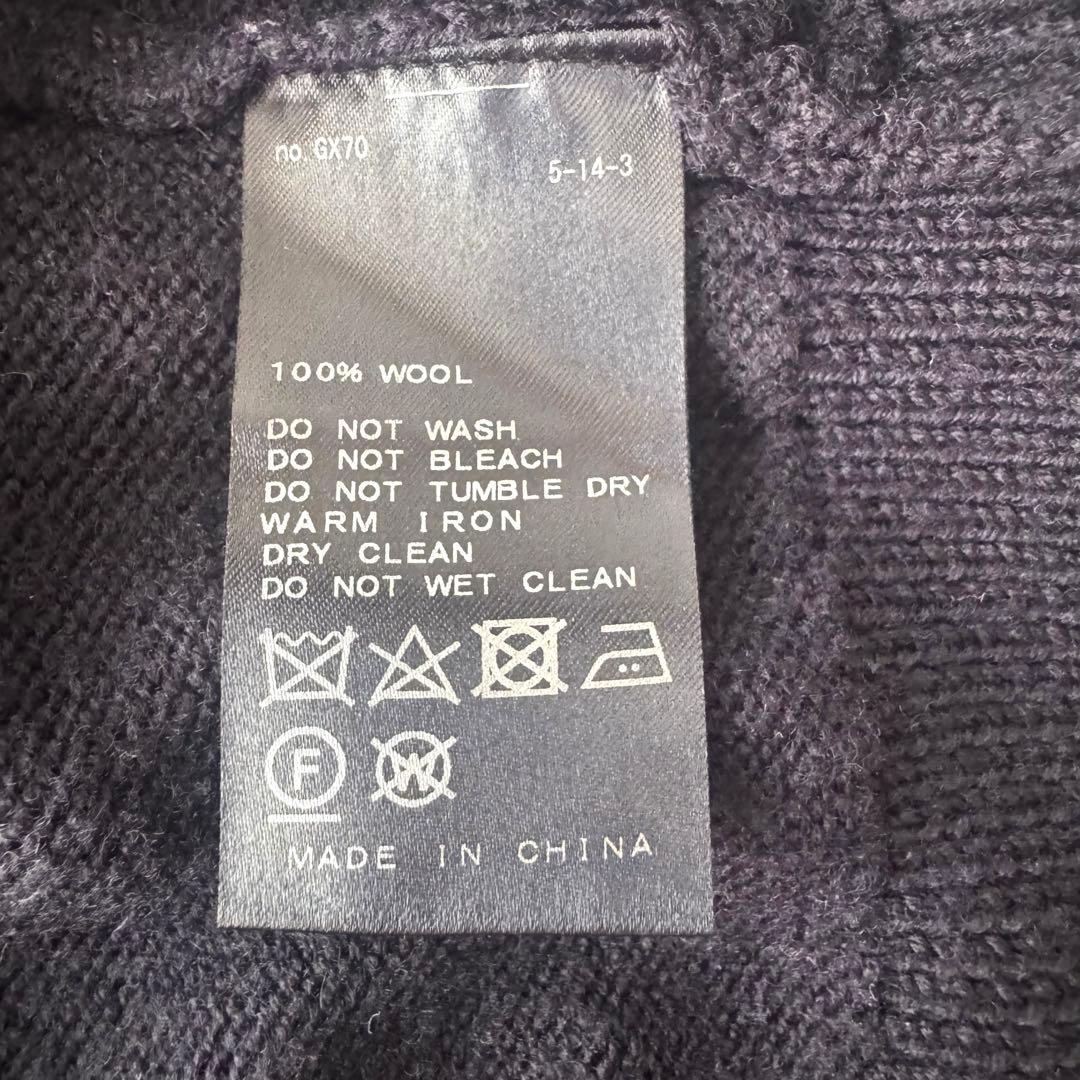 ドゥーズィエムクラス EVERYDAY I LIKE クルーネックニット 紺