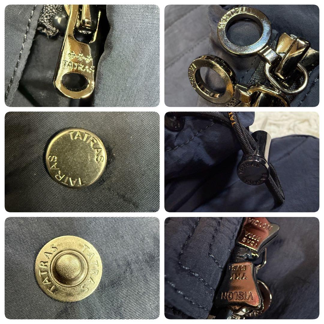 未使用級 TATRAS LEMPIC 近年モデル 切替2way ダウンジャケット