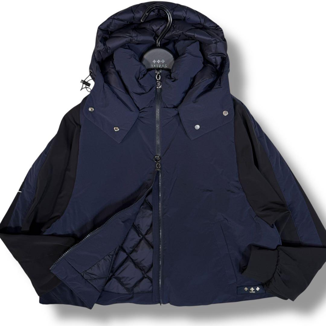 未使用級 TATRAS LEMPIC 近年モデル 切替2way ダウンジャケット