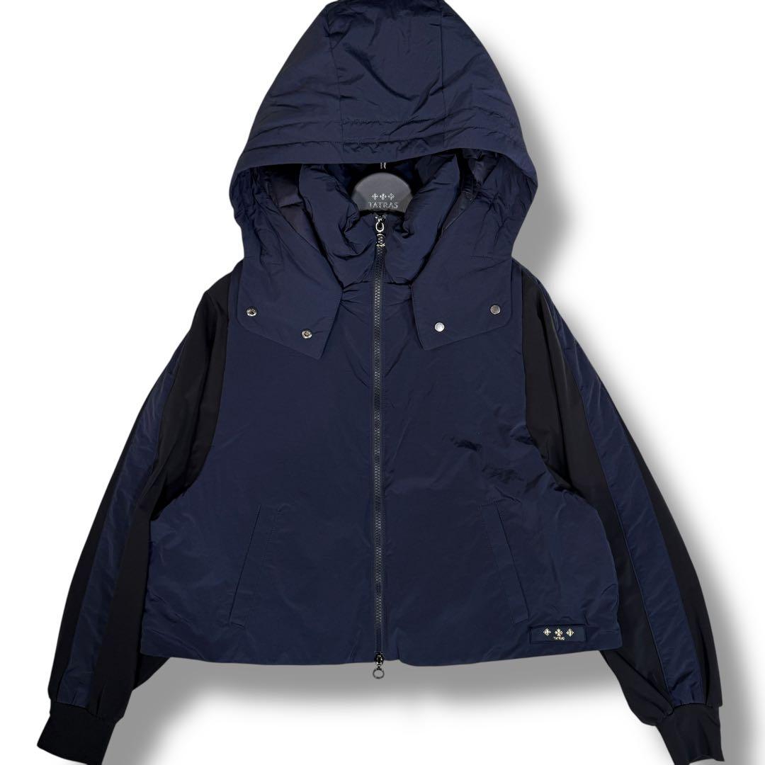 未使用級 TATRAS LEMPIC 近年モデル 切替2way ダウンジャケット