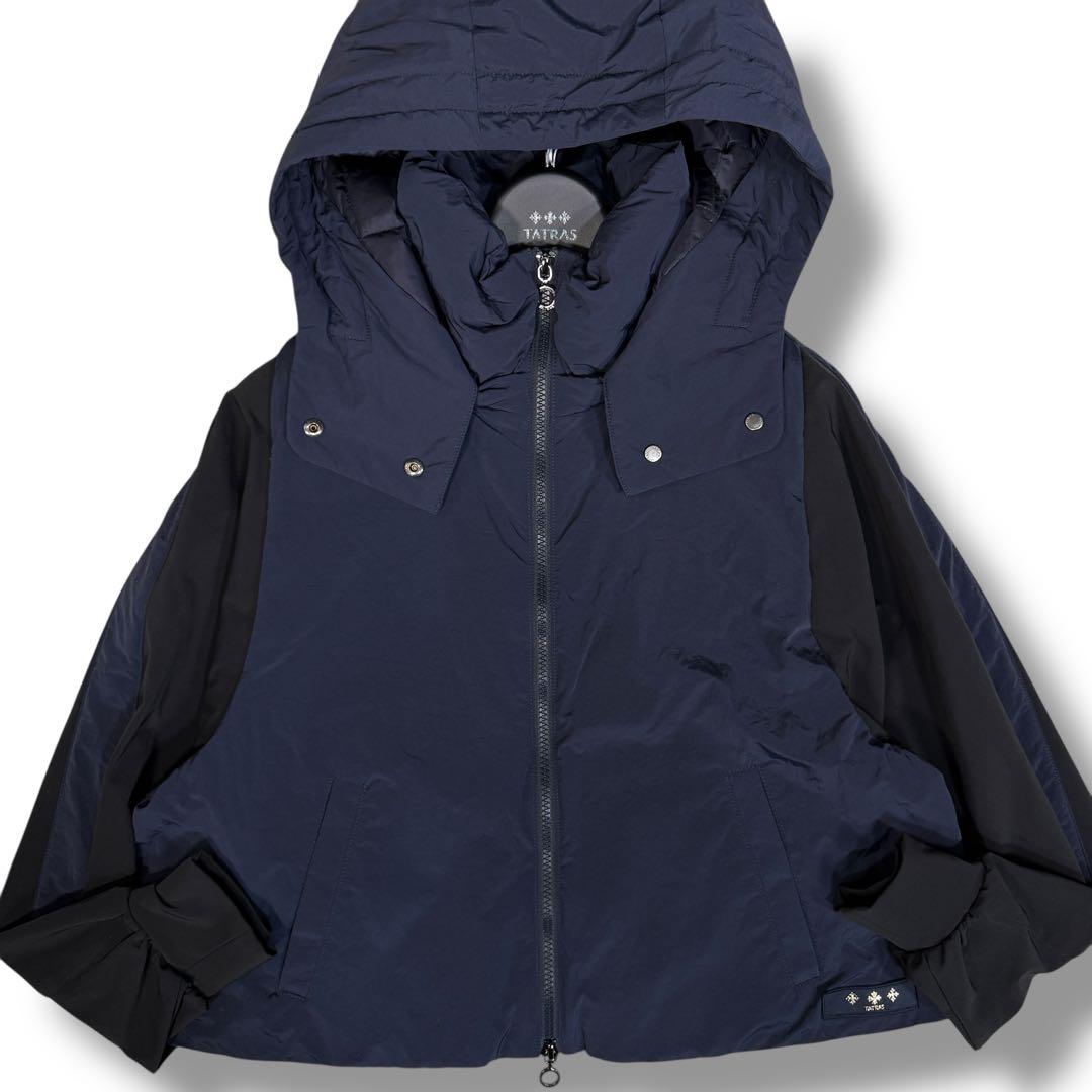 未使用級 TATRAS LEMPIC 近年モデル 切替2way ダウンジャケット