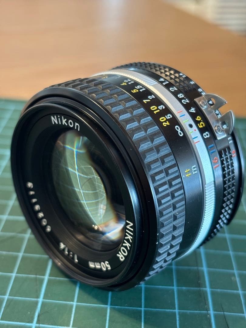 ニコン Ai-s Nikkor 50mm f1.4 美品