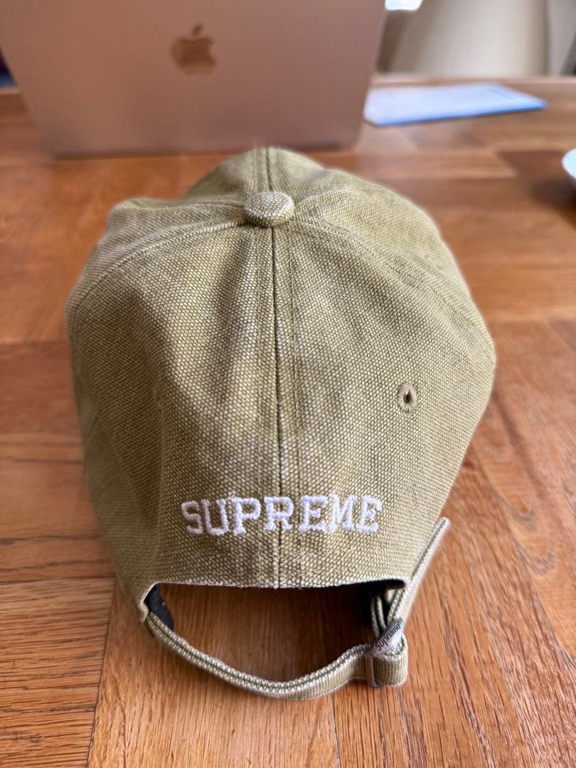 帽子 Supreme Pigment Canvas S Logo 6-Panel