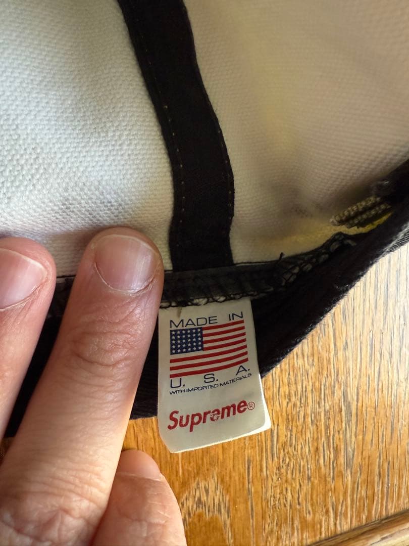 帽子 Supreme Pigment Canvas S Logo 6-Panel