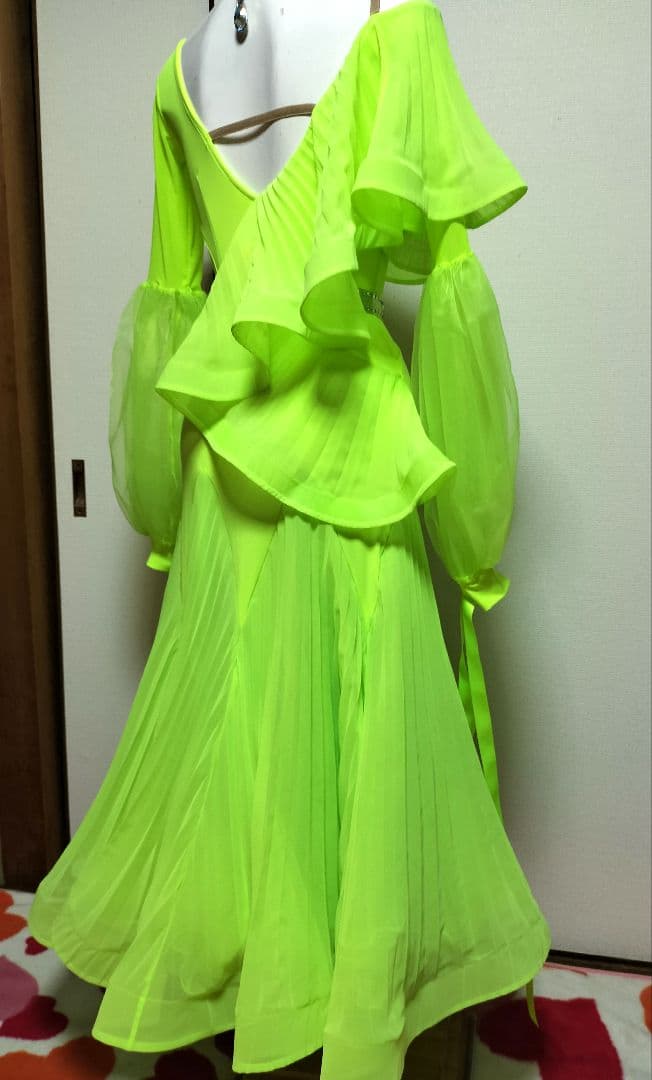 社交ダンス♡モダン　スタンダード　ワンピースドレス