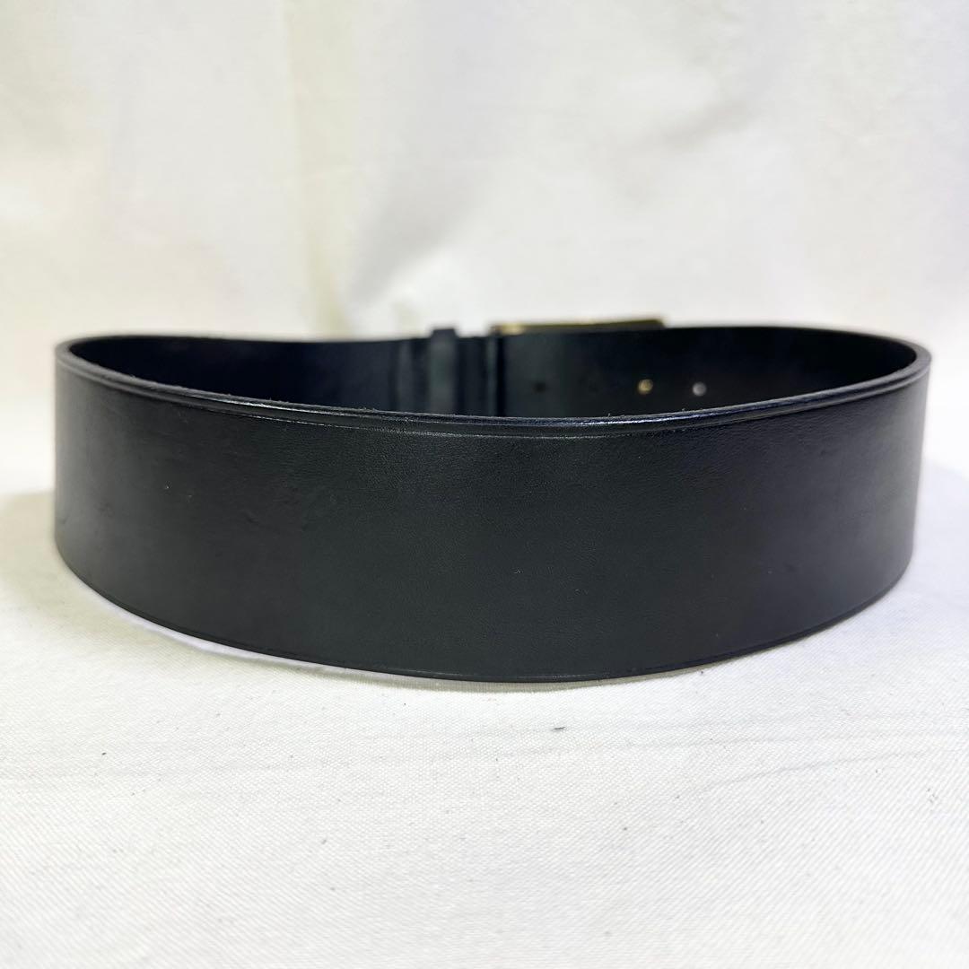 POLO RALPH LAUREN ポロ ヴィンテージ ブラック レザー ベルト