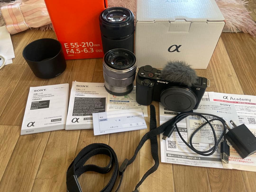 sony ソニーデジタルカメラzve-10 ソニー55-210レンズセット